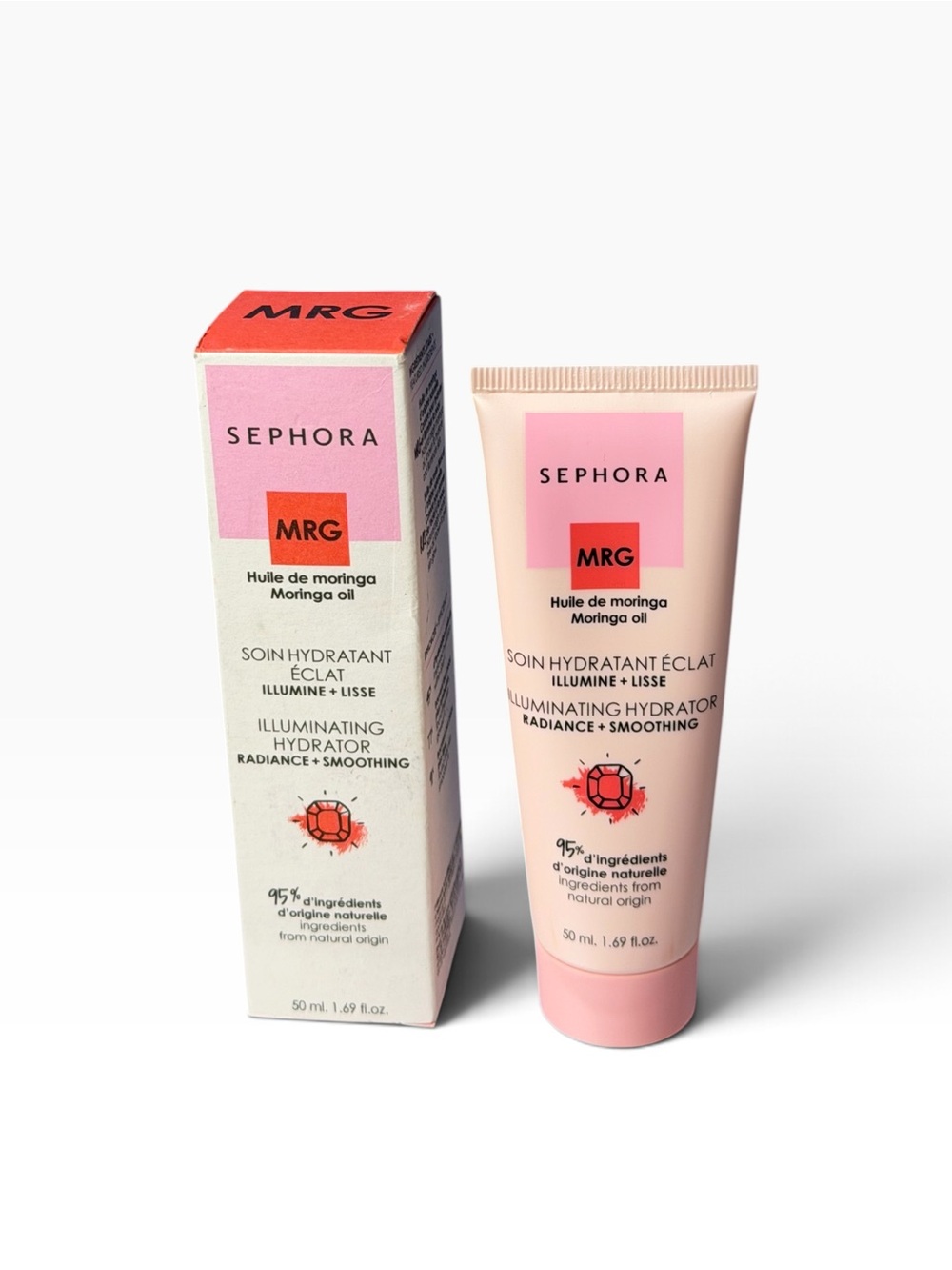 Sephora MRG Illuminating Hydrator - Pink & Coral Packaging